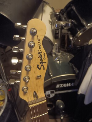 Fender Squier Bullet Telecaster - Blue - Customized | eBay