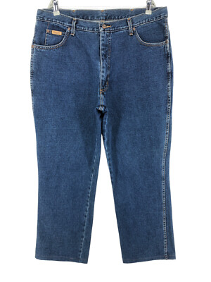 Vintage WRANGLER Herren Idaho Regular Straight Jeans Größe W42 L30