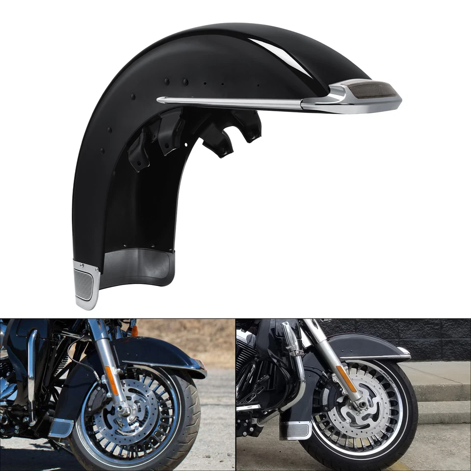Guardabarros delantero pintado para Harley Electra Glide Ultra Limited Road King 1989-2013 Foto 2 de 4