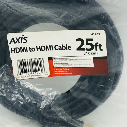 AXIS HDMI to HDMI Cable 25 Feet - Picture 2 of 3