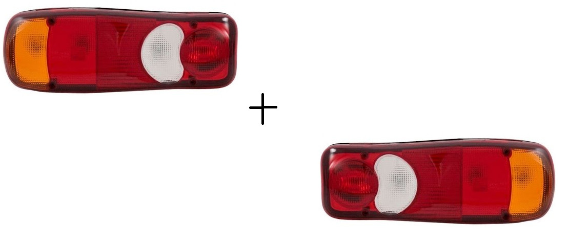 Feu arrière Renault Midlum 1999-2004 bloc optique robuste 1401713 droit gauche en ABS