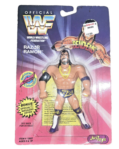 WWF Bend-ems Razor Ramon Scott Hall Figure Justoys...