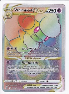 Pokémon Card - Whimsicott Vstar 175/172 Full Art - Brilliant Stars NM