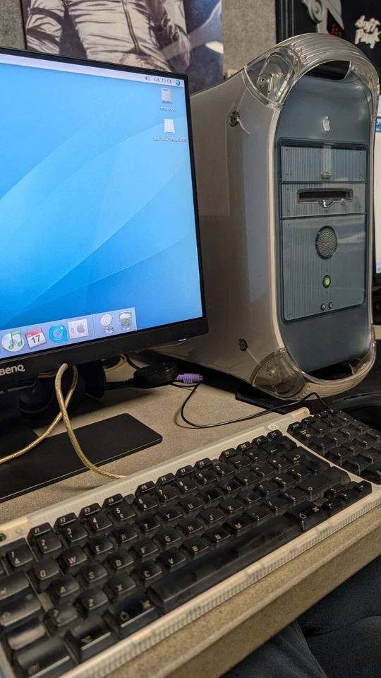 Apple Power Mac G4 1ª gen 1999/2001 Tower CPU PPC - OS X Tiger + Tastiera Apple - Immagine 3 di 4