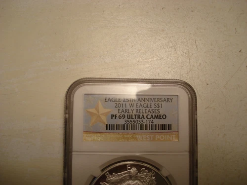 (1) 2011-W NGC PF 69 ULTRA CAMEO SILVER EAGLE