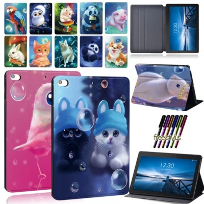 Leather Stand Cover Case For Lenovo Tab E10 M10 10.1" M10 Plus M10 M8 M9