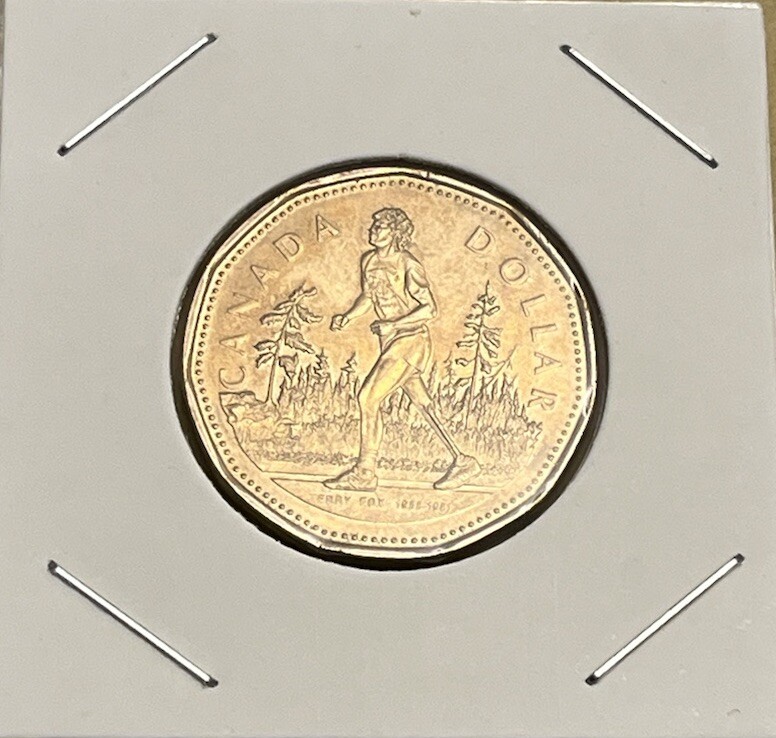 2005 Terry Fox Commemorative Canadian $1 Dollar Loonie Coin | eBay