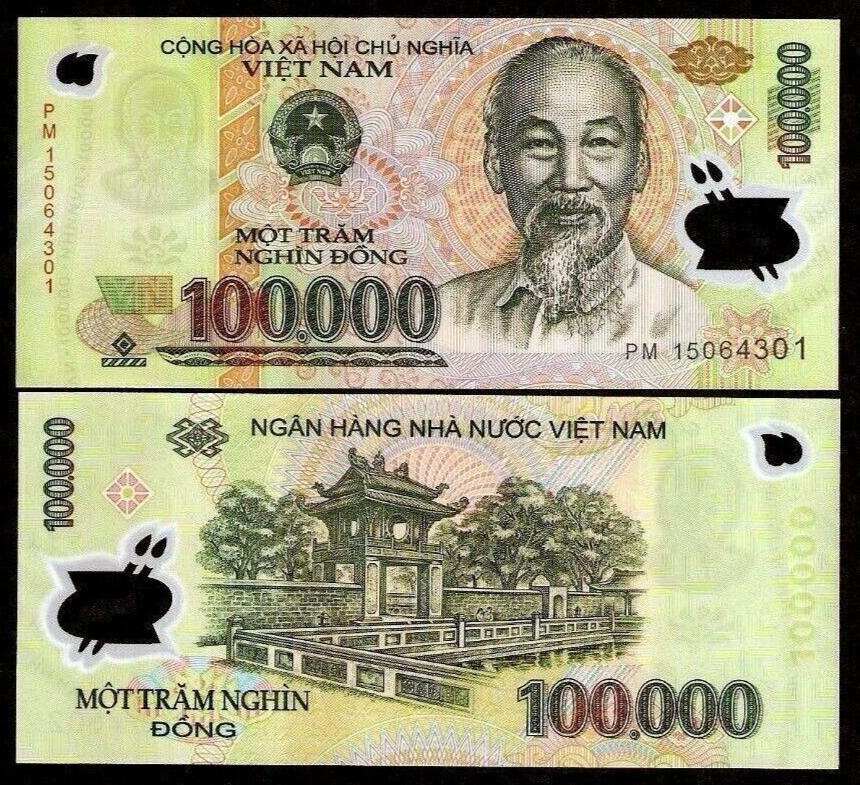 The Vietnamese dong – one of the world's highest denominated currencies