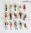 25 x Model Figurines for Diecast Models 1:50, Model Railway O Gauge