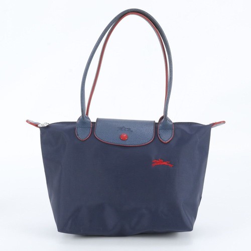 Longchamp Le Pliage Club Leather & Nylon Shoulder Tote Bag women From Japan