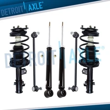 6pc Front Struts Sway Bars Rear Shocks for 2006 - 2011 Hyundai Accent Kia Rio