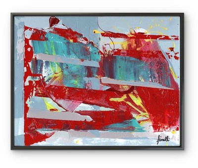 FINELLI ORIGINAL Acryllic Painting High Art Modern Graffiti Style 11x14 COA G24C