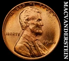 1944 Lincoln Wheat Cent - Red Choice Gem Brilliant Unc+++++  No Reserve  #i6946