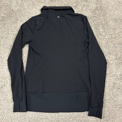 Lululemon Define Jacket Size 12 Black Full Zip Athletic Yoga