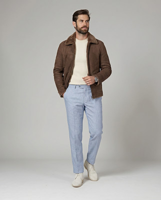 $9,500 Loro Piana Fur Shearling Jacket NWOT - L