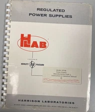 Harrison Labs ( HP) Model 6204A  Power Supply Instruction and Operating Manual