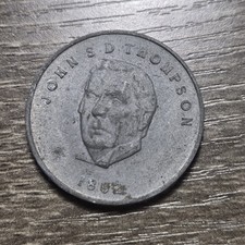 Shell Canada  John S D Thompson Canada Prime Minister (1892) Parliament Token