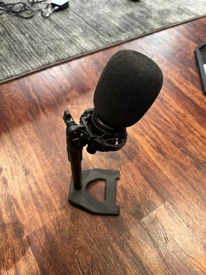 Audio-Technica AT2020 Mic + Weighted Stand