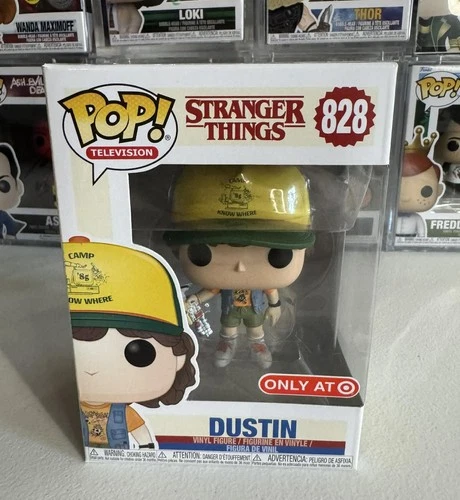 Funko Pop! Television Dustin #828 Stranger Things Target Exclusive Vinyl Figure