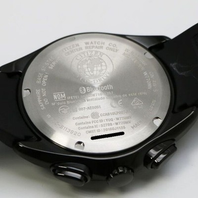 Citizen Eco Drive Bluetooth Solar Watch BZ1025-02F Black Orange
