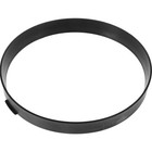 Mikikit Runde Betonform 35cm Schwarz PP Kunststoff für Gartenweg Trittstein DIY