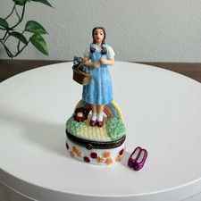 1998 Dorothy And Toto Ceramic Trinket Box  3....