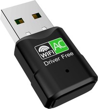 USB WiFi Adapter for PC 600Mbps Dual Band Wireless Dongle - Adaptador WiFi USB