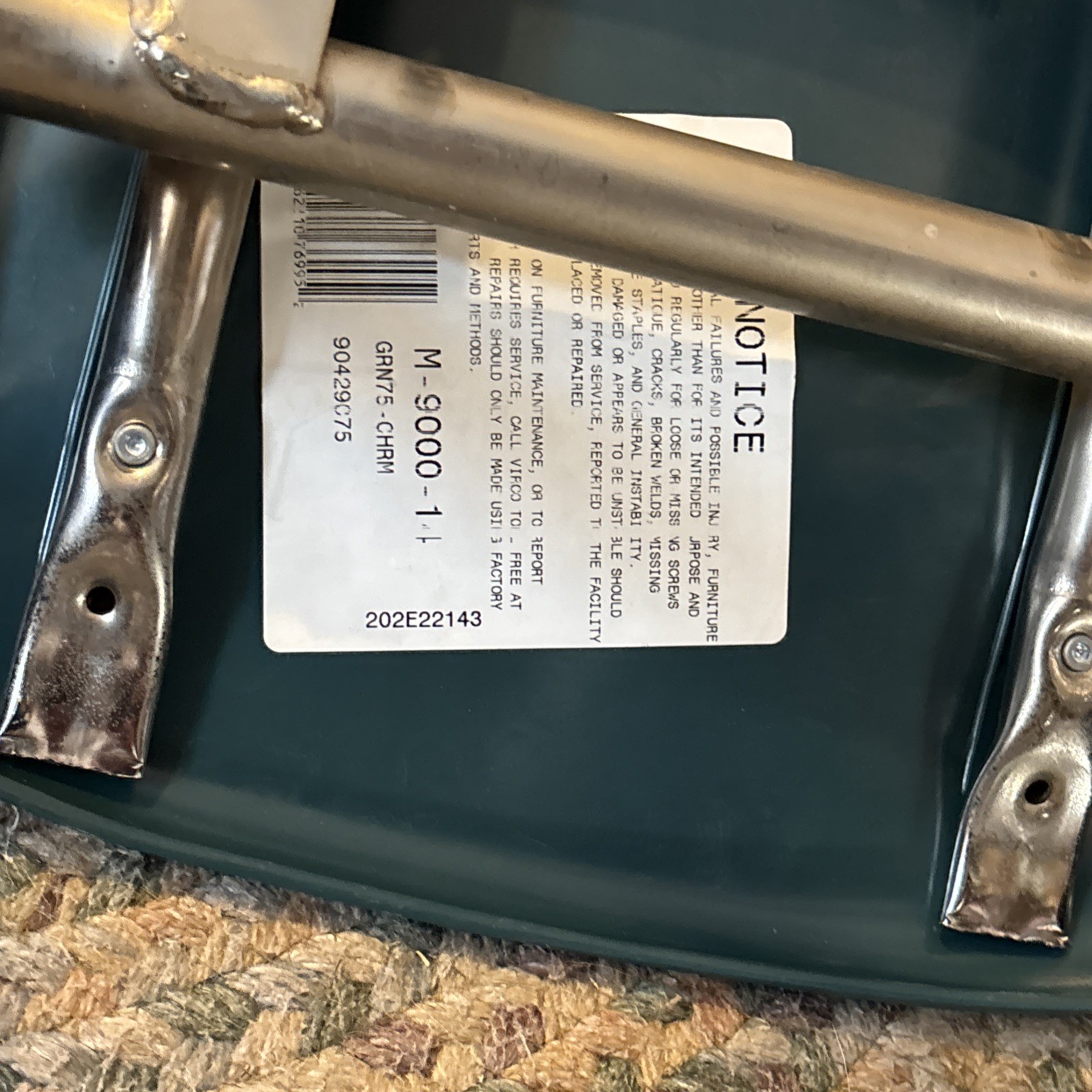 3 Vintage Green Mid-Century VIRCO 12" Plastic Kids School Chairs Children’s