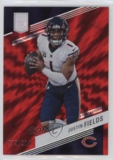 2023 Panini Donruss Elite Aspirations Shimmer 575/625 Justin Fields #60 13px
