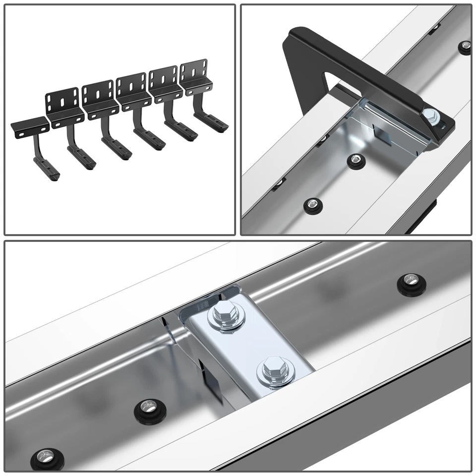 For 2015-2024 Ford Transit 150/250/350 6.5" Flat Side Step Bar Running Boards - Image 4 of 4