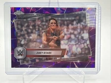 Topps Chrome Sapphire WWE Zoey Stark Purple /10