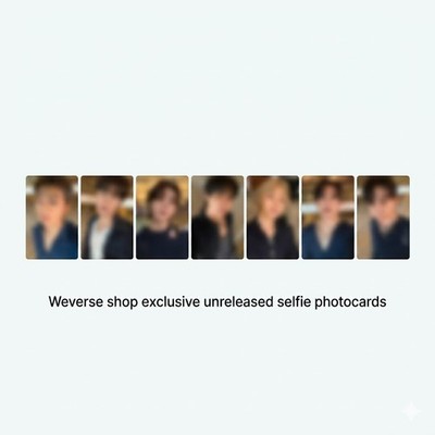 BTS Arirang Goyang Concert Lucky Draw Selfie Photocard Weverse POB
