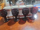 4 NIB Avon 1876 Cape Cod Red Glass Wine Goblets 4 1/2” set of 4-Bayberry Frag — photo 5