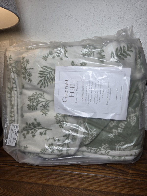 Garnet Hill Organic-Cotton Fleece Blanket - Highly rated Buy It For Life recommendation