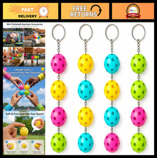 Pickleball Keychain Set - 8/16/24/48 Pack, Unique Gifts  Party Favors for All