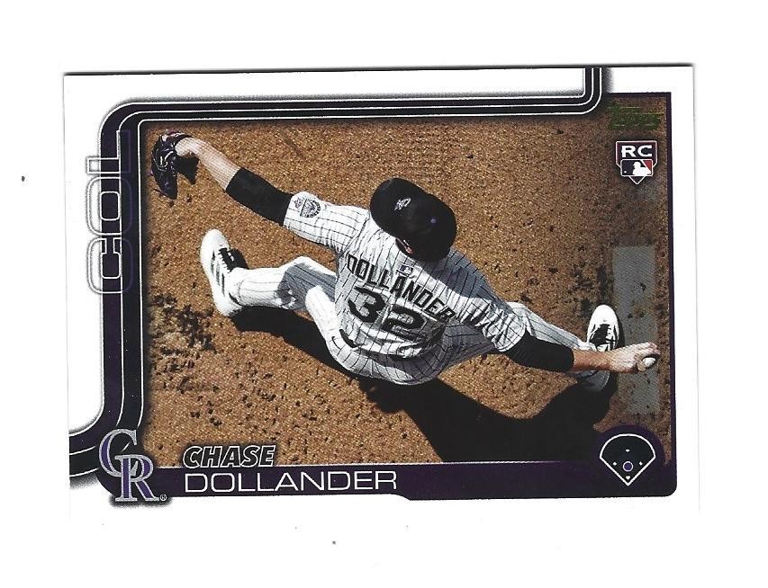 2025 TOPPS UPDATE BASEBALL CHASE DOLLANDER GOLDEN MIRROR PARALLEL INSERT #US151