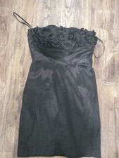 CALVIN KLEIN Black Mini COCKTAIL DRESS