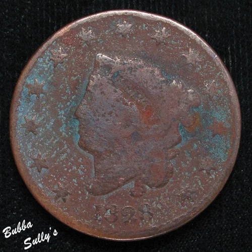 Photo of a 1828-P Large Cent from an eBay listing that sold on Jul 18, 2026