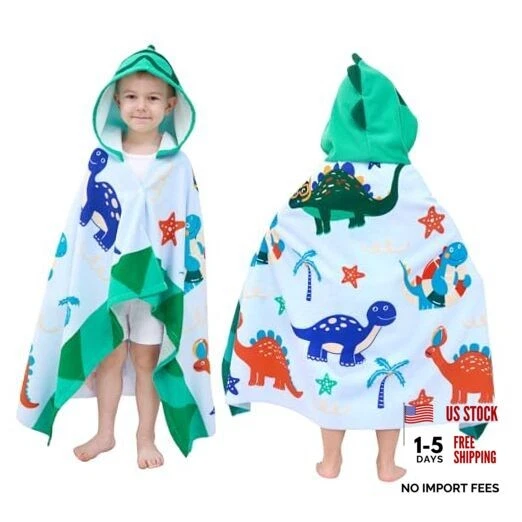 Kids Beach Towels-Hooded Towels for Kids,Kids Hooded Bath Towel Green Dinosaur
Opens in a new window
