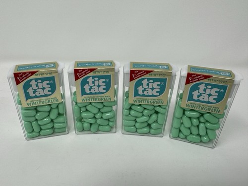 Tic Tac Mint Candy WINTERGREEN 4 Packs SEALED 1/2 oz Containers VTG COLLECTIBLE - Picture 13 of 14