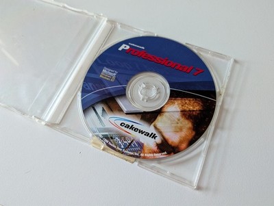 Cakewalk Professional 7 CD ROM with Key For Windows 95 or Windows NT
