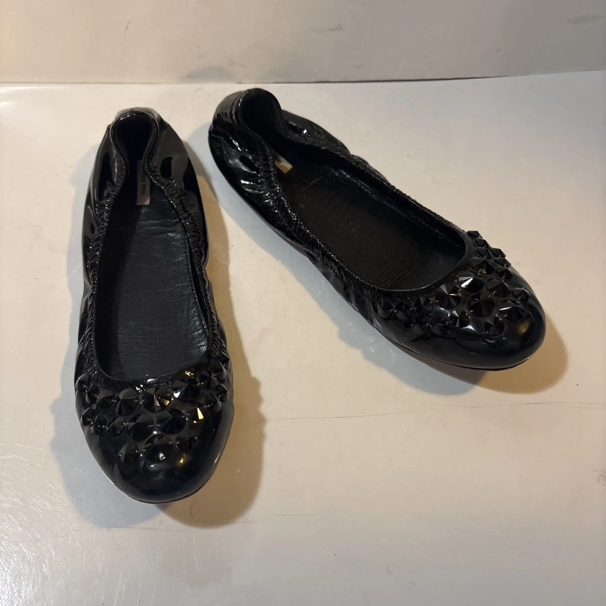 Miu Miu Patent Leather Casual Flats for Women for sale | eBay