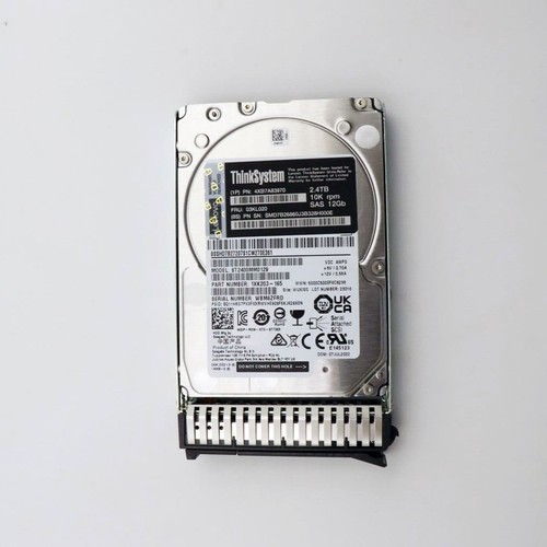 Lenovo 03KL020 4XB7A83970 2.4TB 10K SAS 12Gb 2.5" 512e Hot Swap HDD Hard Drives - Picture 3 of 8