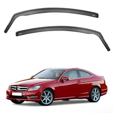 ISPEED Wind Deflectors for Mercedes C-Class C204 2011-2015 3-Door Coupe 2pc Set