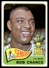 1965 Topps Bob Chance * Washington Senators #224