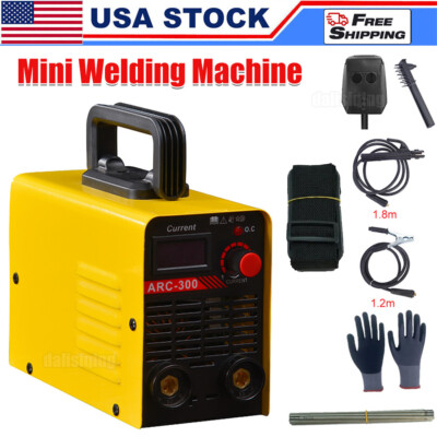 110V 300AMP Mini IGBT ARC Welding Machine Inverter DC MMA Electric Welder Stick