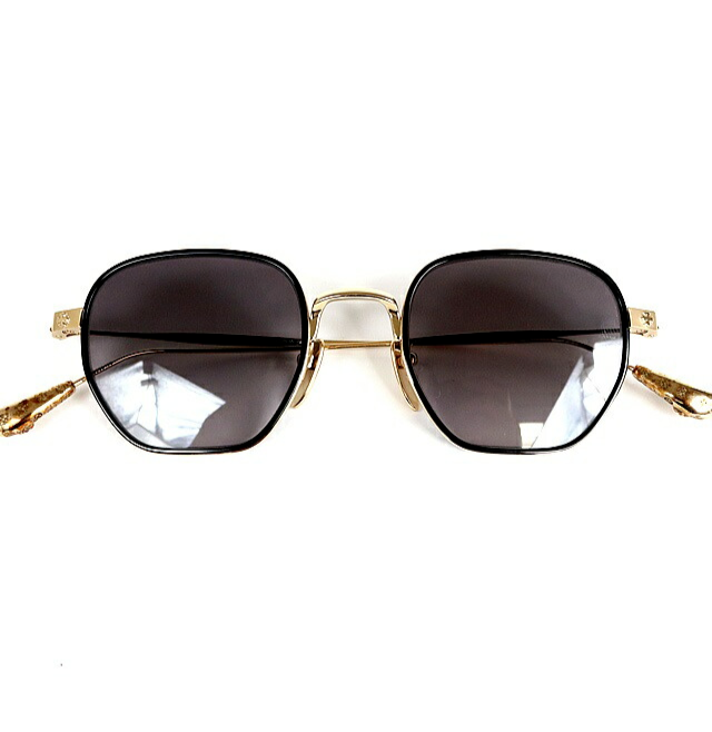 CHROME HEARTS Sunglasses BONE PRONE I SV925 Gold | eBay