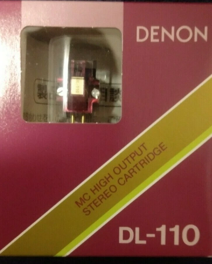 DDU DENON Bobina Móvil DL-110 MC Cartucho Estéreo de Alta Salida Hecho en Japón NUEVO Foto 2 de 3