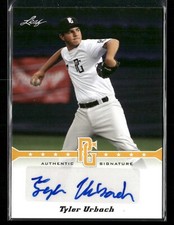 2013 Leaf Perfect Game #A-TU1 Tyler Urbach Gold Blue Ink Auto /50 USC