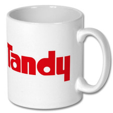 Tandy mug cup Radio shack shop vintage toy electronics store retro UK seller